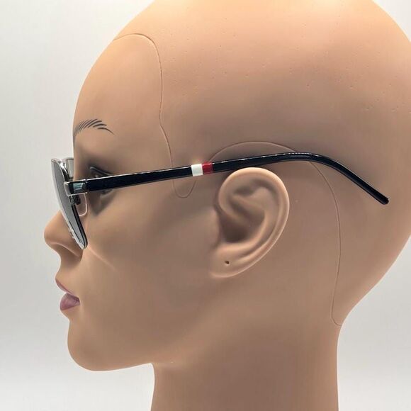 NEW Men's Y2K Ralph Lauren Semi-Rimless Sunglasses Polo 3062 Gun/G15 56/17 Italy - Picture 3 of 10